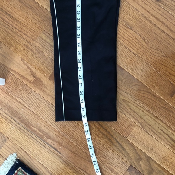 Cropped Navy and White Crosby pants trousers NWT Size 6 - Picture 6 of 6